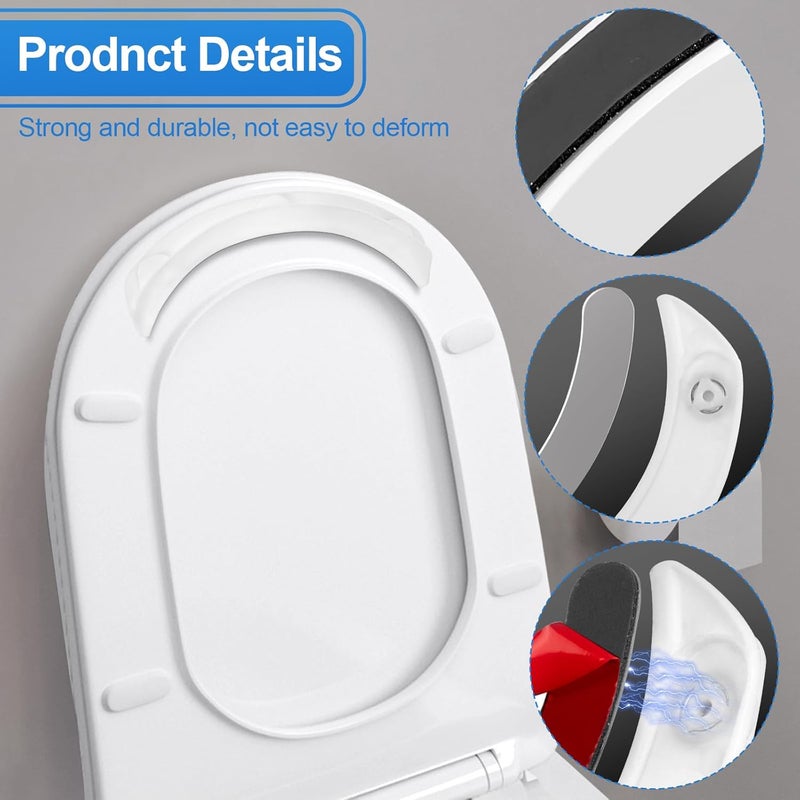 Rugam P Guard Urine Deflector Pee Splash Guard,Splash Guard Maddak for Toilet Seat Splash Guard,Toilet Seat Directs Urine Home Care Elevated,Guard Toilet Seat Attachment - Prevents Urine/Pee Messes(2 Pack) - Image 2